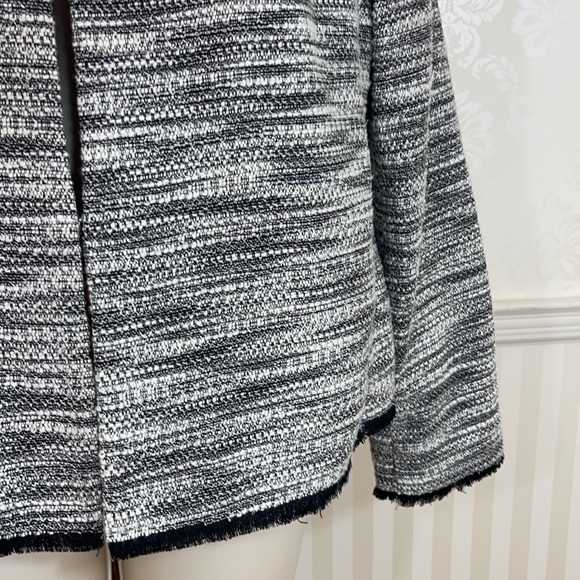 Chicos Navy Tweed Jacket - Picture 6 of 8